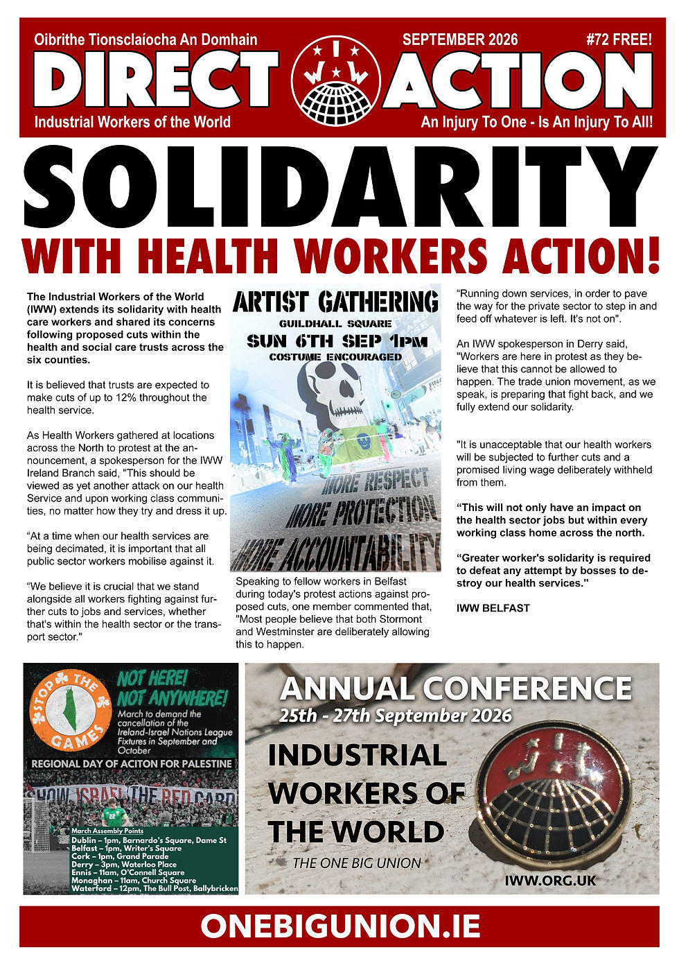 Direct Action #72: Newsletter of the IWW Ireland Branch