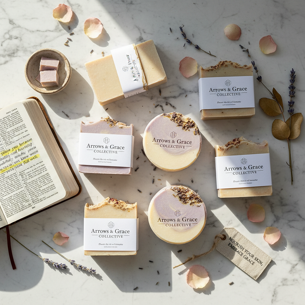 Refiners Fire soap - lifestyle photo