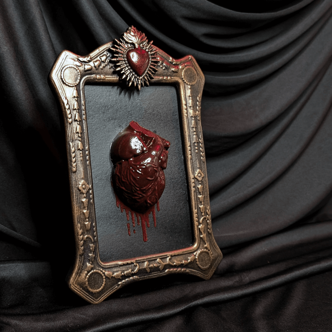 Heartwork: Bleeding Heart Wall Decor | Dwarven Droplets