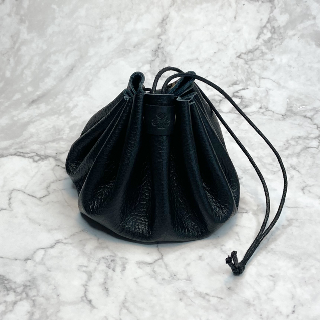 Leather dice pouch
