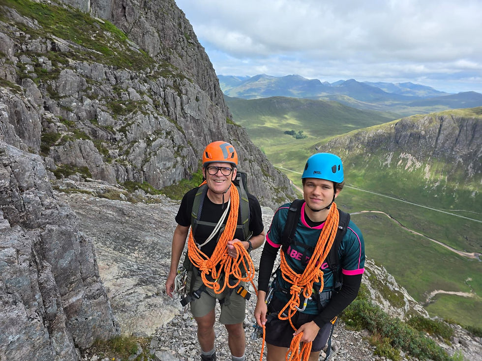 Scrambling course in Glencoe on Curved Ridge