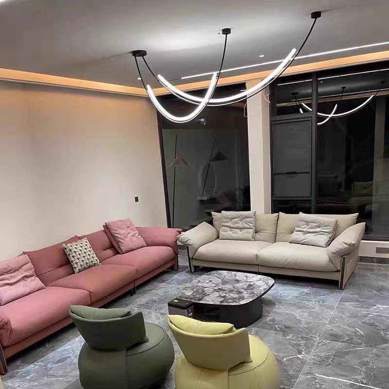 Miniatura: Lámpara Colgante Curva LED