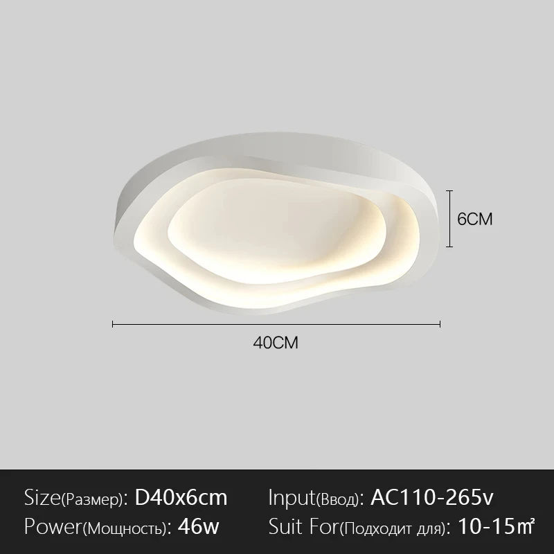 Miniatura: Aplique de Techo Orgánico LED 
