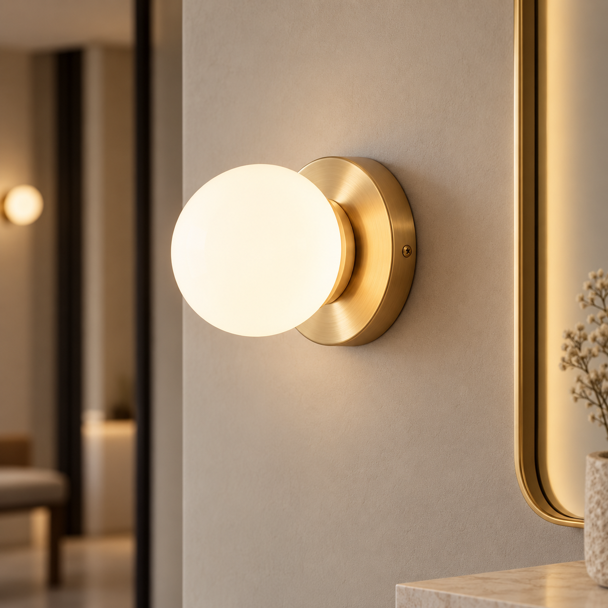 Aplique de pared Orbe