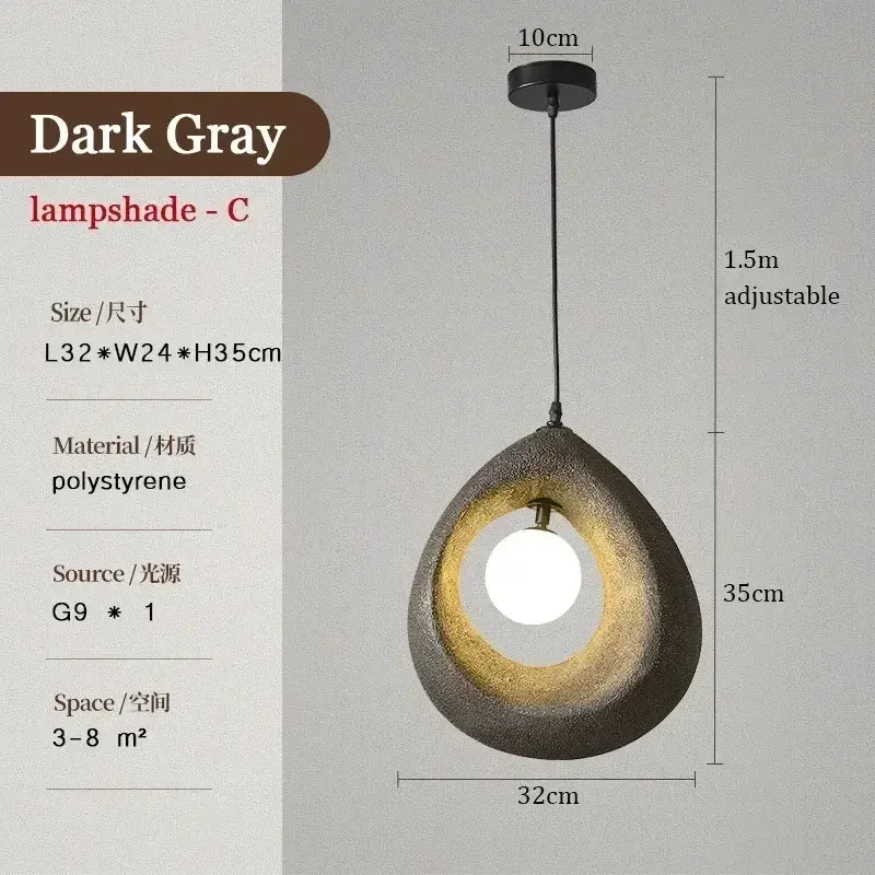 Miniatura:  Lámpara Colgante Wabi Drop 