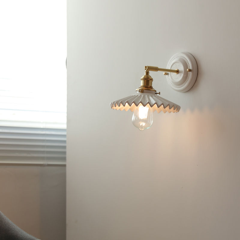 Miniatura: Aplique de pared — LUNA OPAL BLANCA