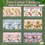 Thumbnail: Tropical Birds Cash Envelope Bundle - 6 Laminated Cash Envelopes