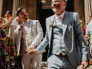 Pride wedding celebration in Bristol