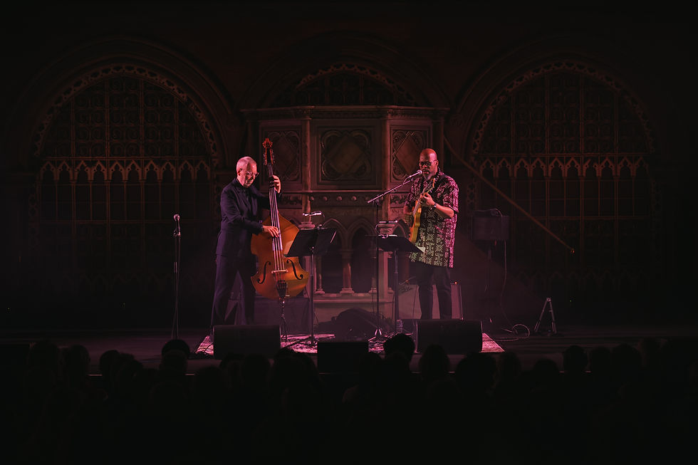 Dave Holland and Lionel Loueke (c) Sahil Kotwani