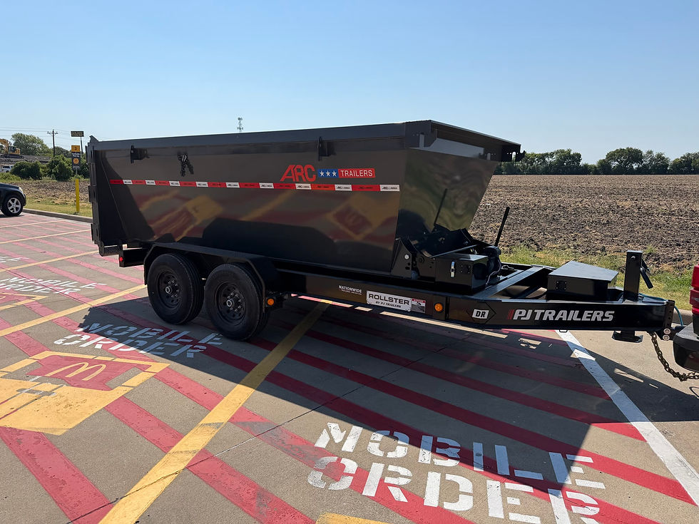 ANJ 13-yard roll-off bin rental, 14 feet long, ready for a cleanout