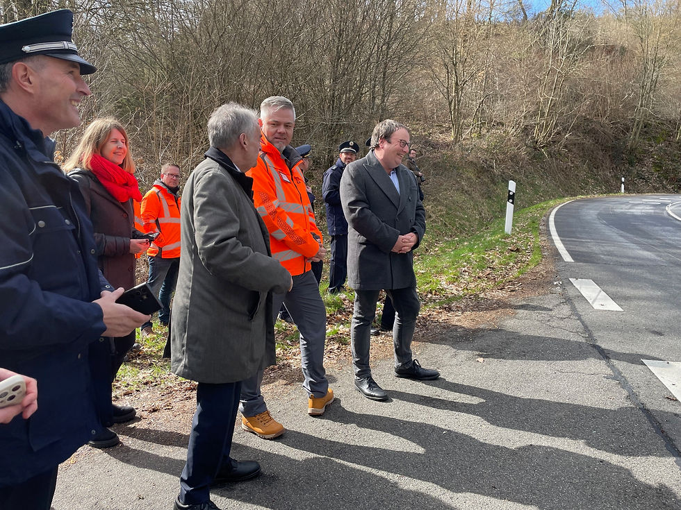 Oliver Krischer (Grüne) amüsiert sich über Herbert Reuls (CDU) Witz 