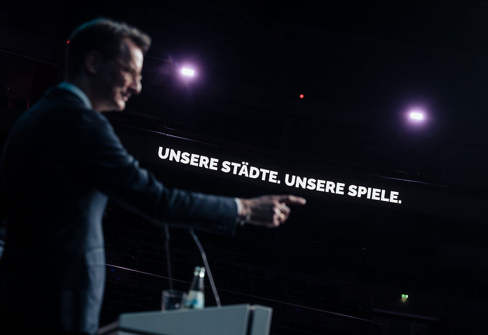 Hendrik Wüst (CDU) bei der Präsentation der Kampagne.