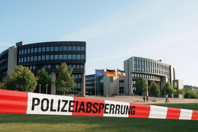 Polizei am Landtag