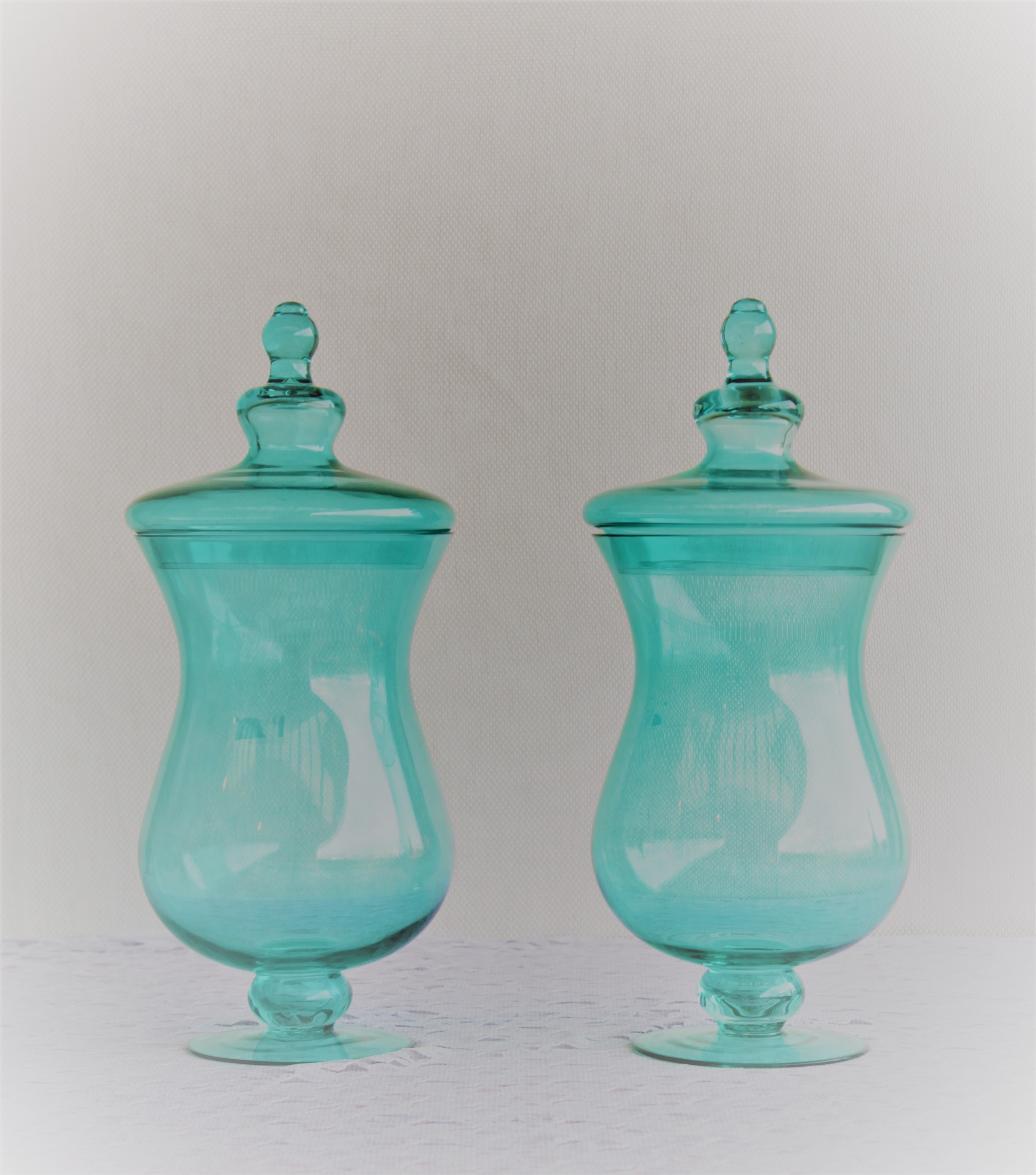 Large Blue Jars