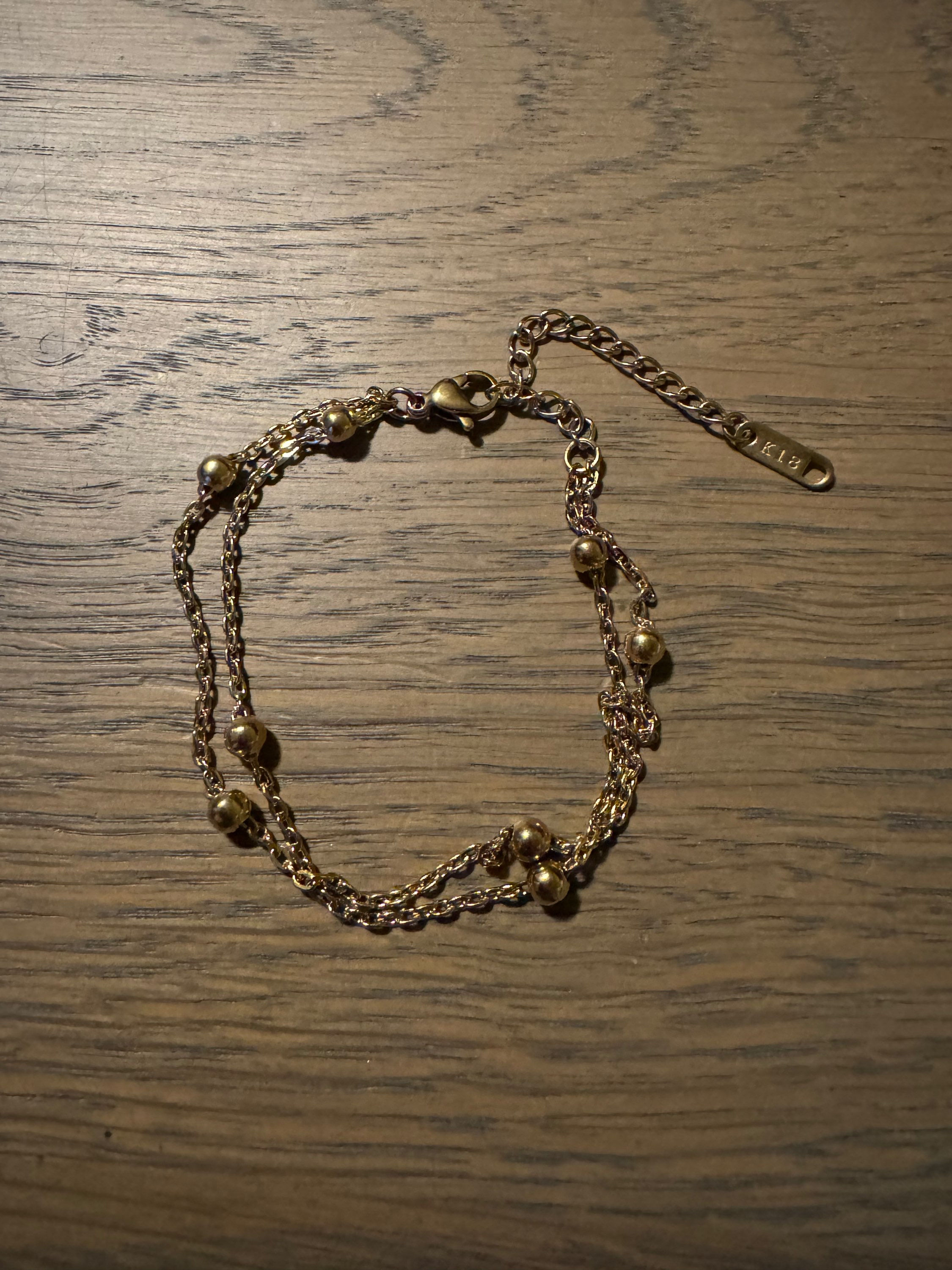 Steel Bracelet Layerd gold 