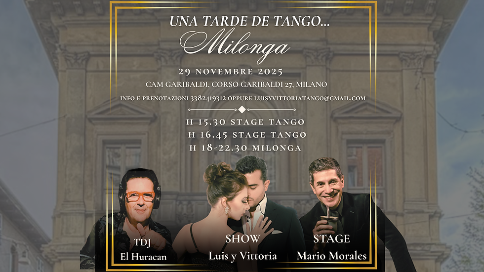 UNA TARDE DE TANGO... milonga al cam garibaldi