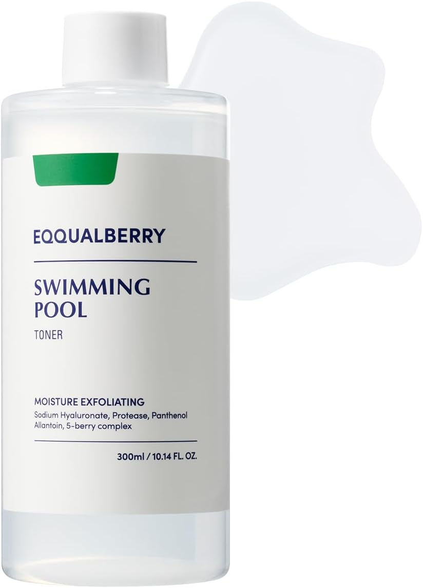 Tonico Eqqualberry Swimming Pool Toner 300ml exfoliante poros textura suave skincare coreano Peru