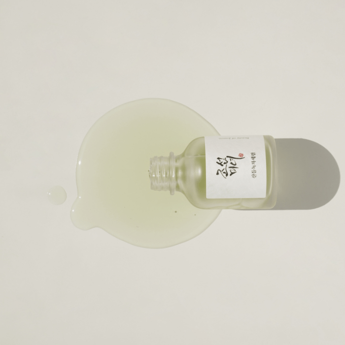 Miniatura: Beauty of Joseon Calming Serum Green Tea + Panthenol en frasco de vidrio con gotero, ideal para calmar la piel.
