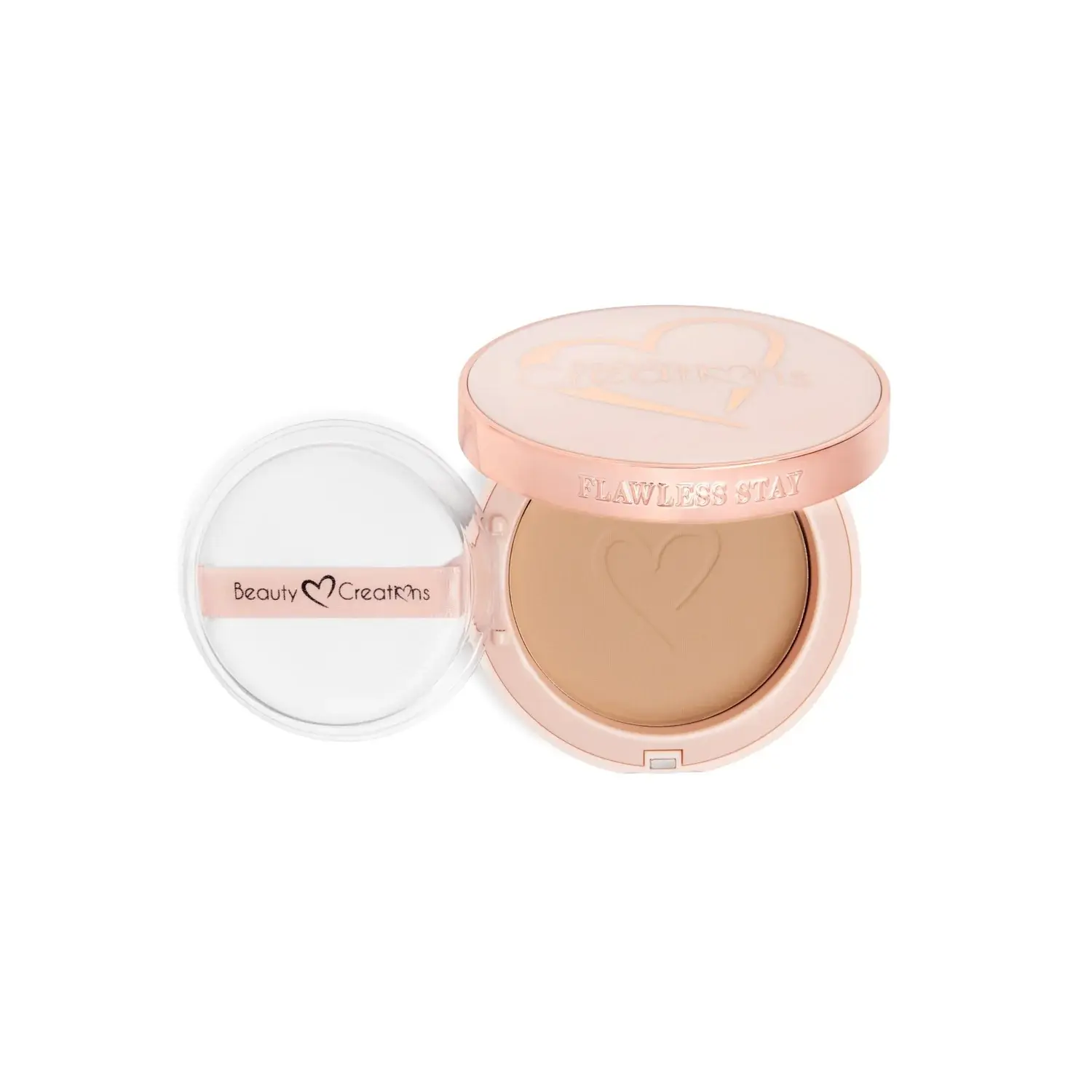 BEAUTY CREATIONS - POLVO COMPACTO FLAWLESS STAY POWDER FOUNDATION FSP 5.5