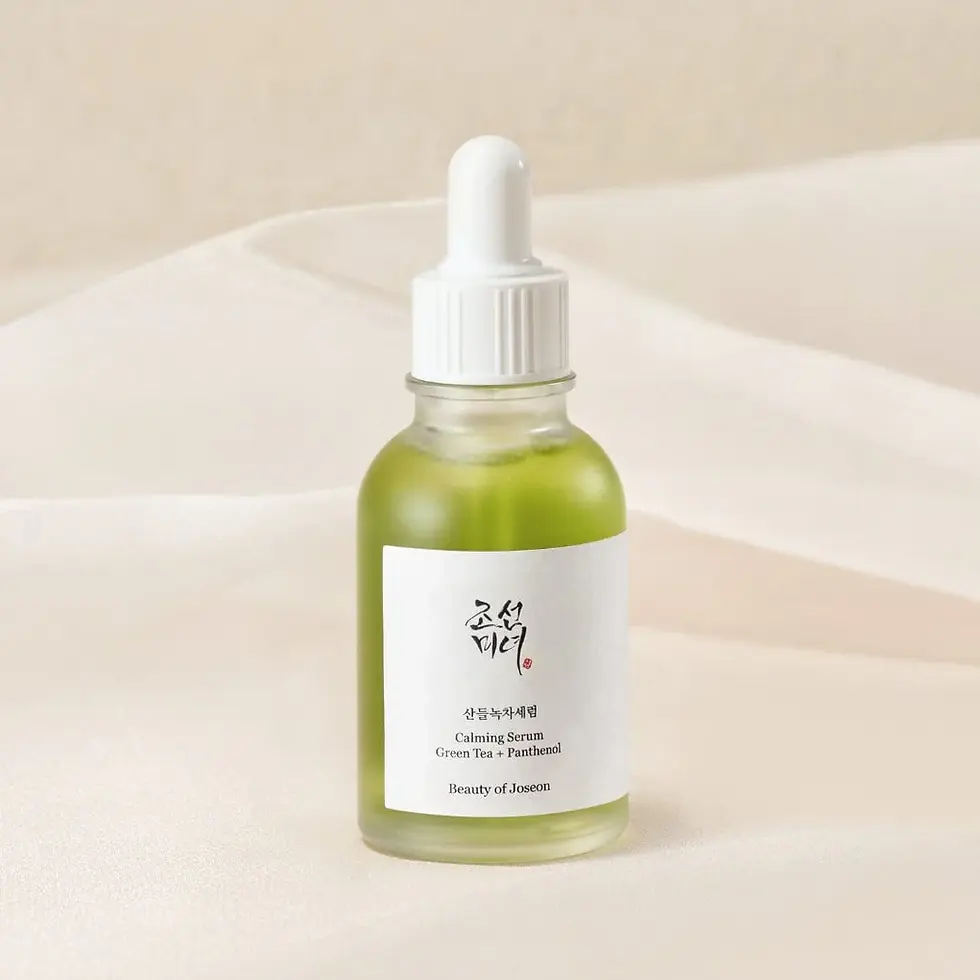 Miniatura: Beauty of Joseon Calming Serum Green Tea + Panthenol en frasco de vidrio con gotero, ideal para calmar la piel.