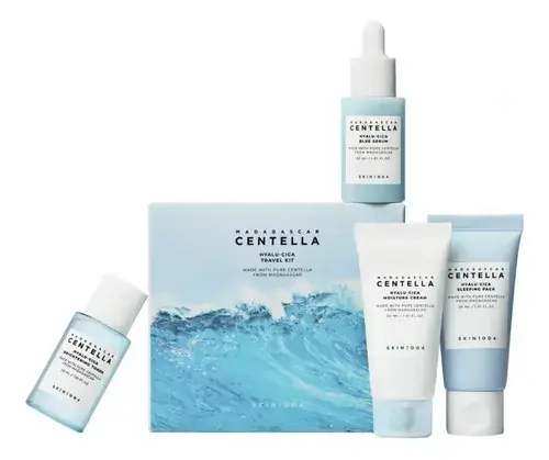 Kit viaje Skin1004 Madagascar Centella Hyalu-Cica Travel Kit hidratante calmante skincare coreano Peru
