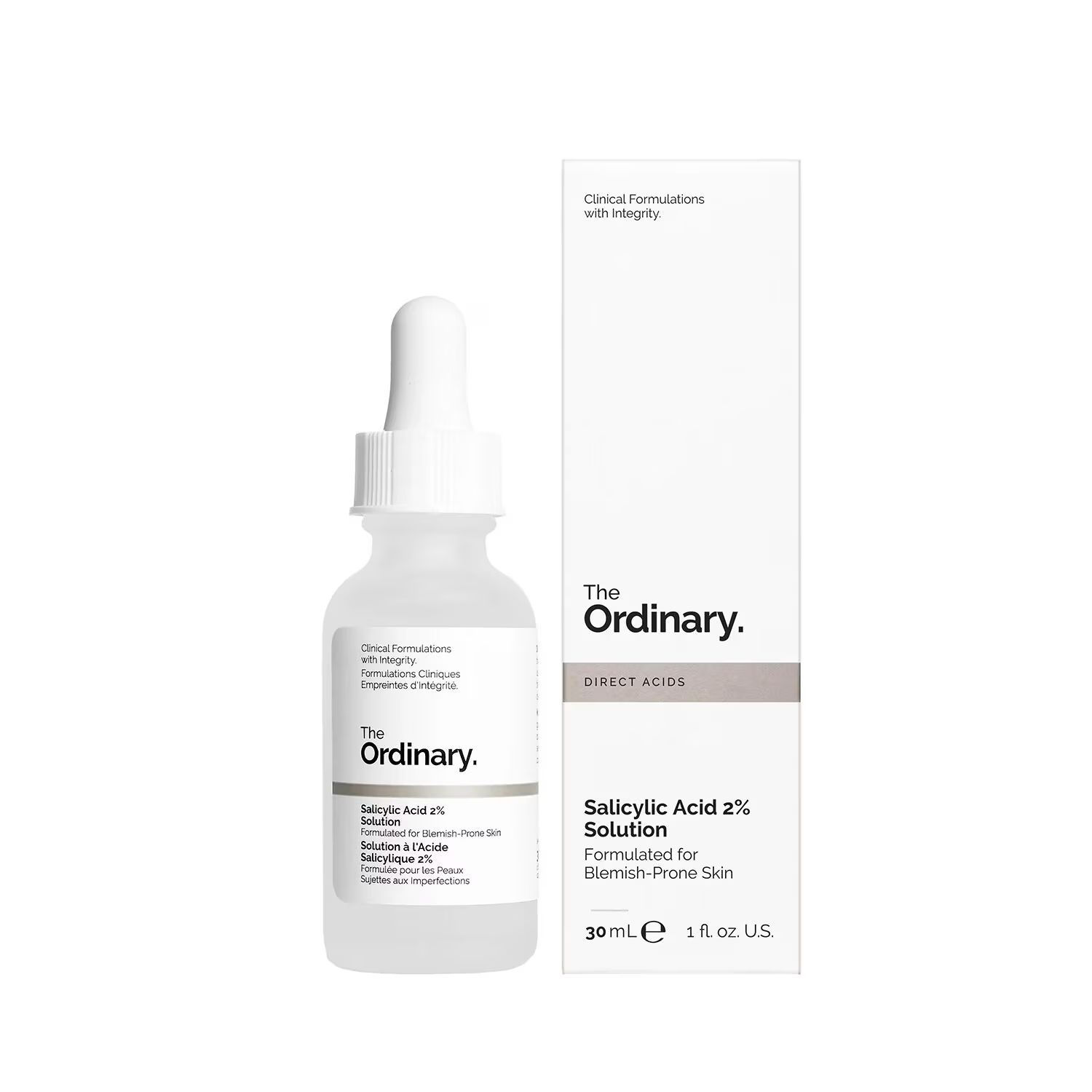 Suero anti-imperfecciones con Ácido Salicílico 2% de The Ordinary.