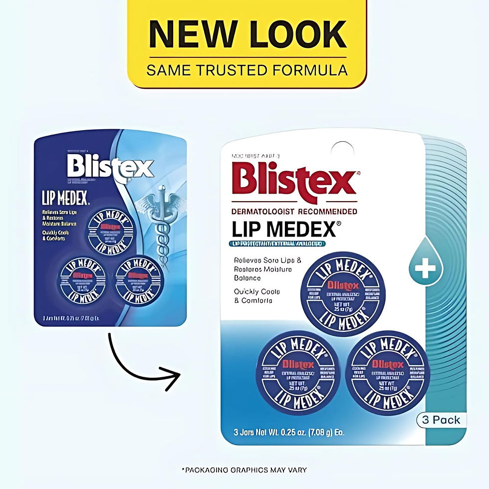 Miniatura: blistex bálsamo hidratante labios lip medex 3 pack cuidado labial.