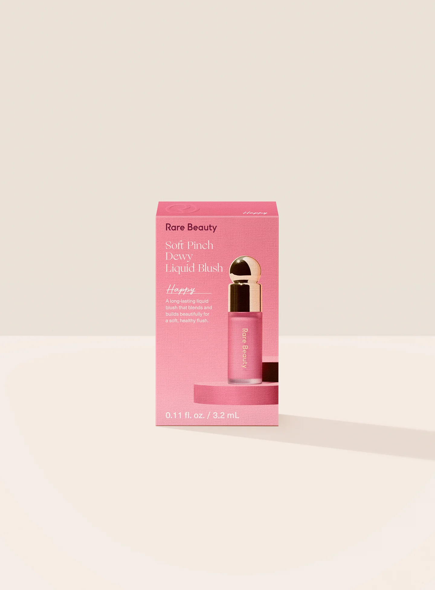 RARE BEAUTY - RUBOR LIQUIDO SOFT PINCH LIQUID BLUSH MINI HAPPY | Kabuki.pe