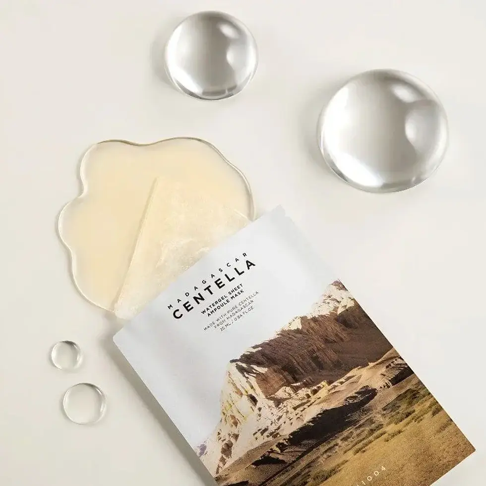 Miniatura: skin1004 mascarilla facial madagascar centella watergel sheet ampoule mask para hidratar y calmar la piel.