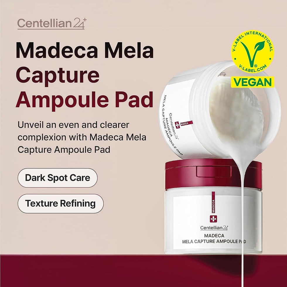 Miniatura: Almohadilla iluminadora Centellian24 Madeca Mela Capture Ampoule Pad 165ml para iluminar y suavizar la piel del rostro.