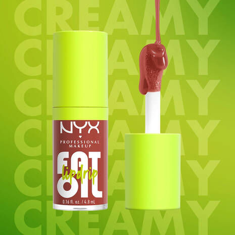 Miniatura: Lip Gloss NYX Fat Oil Lip Drip en tono Follow Back con hidratación profunda