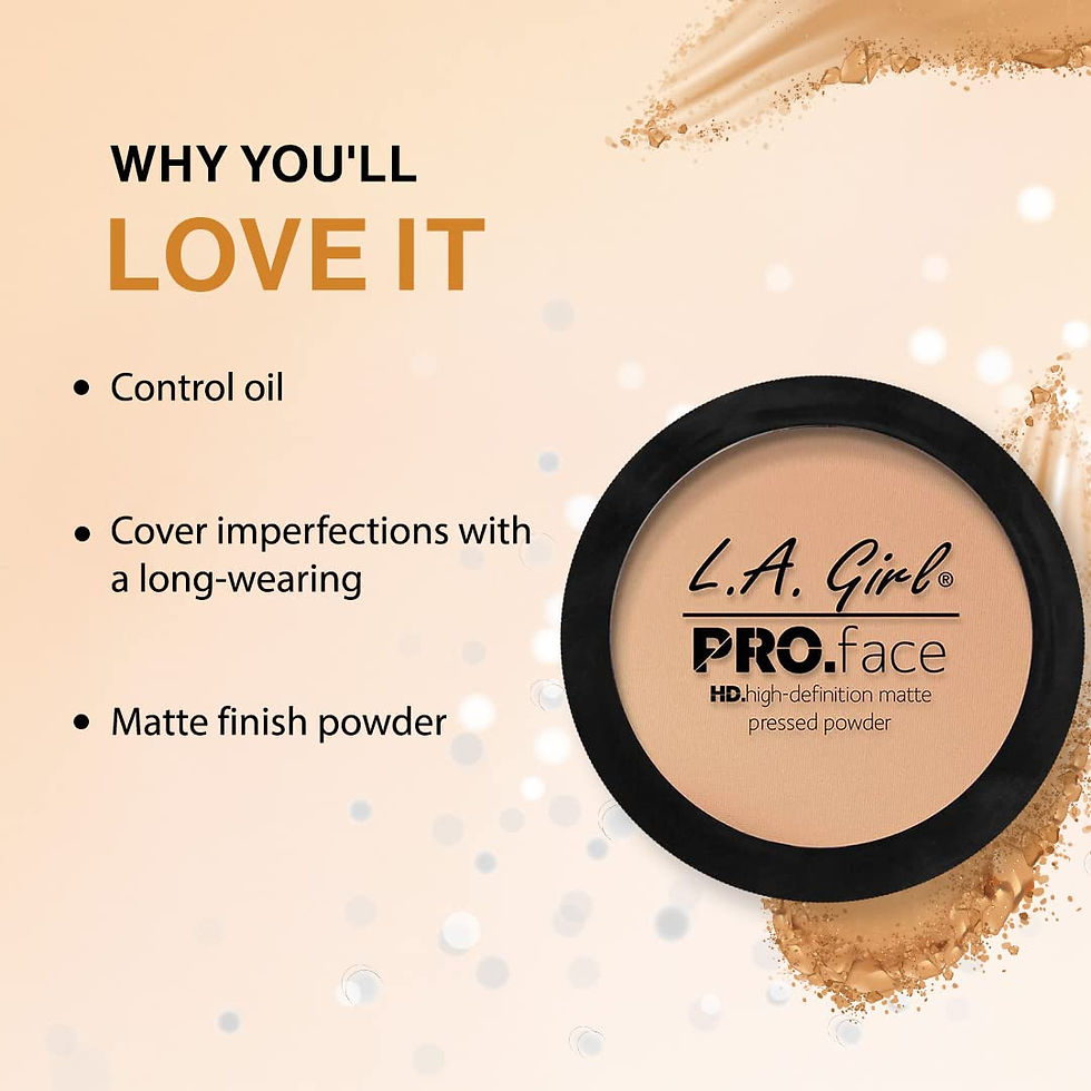 Miniatura: LA GIRL - POLVO COMPACTO PRO FACE MATTE PRESSED POWDER BUFF