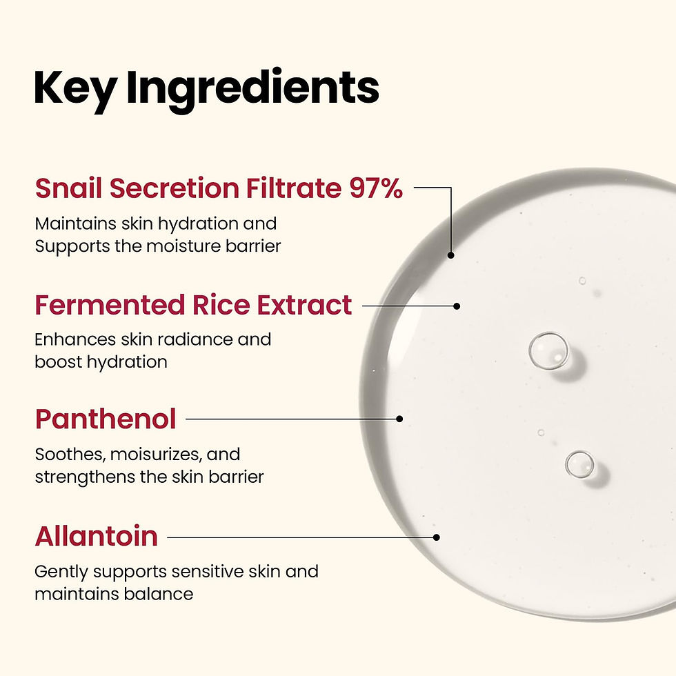 Miniatura: Esencia K Secret Seoul 1988 Snail Mucin 97% Rice 100ml hidratante reparadora glow skincare coreano Peru