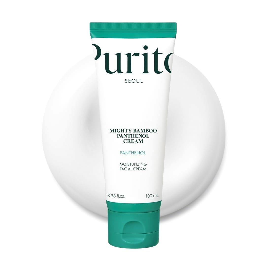 Crema hidratante Purito Mighty Bamboo Panthenol Cream 100ml calmante barrera cutanea skincare coreano Peru