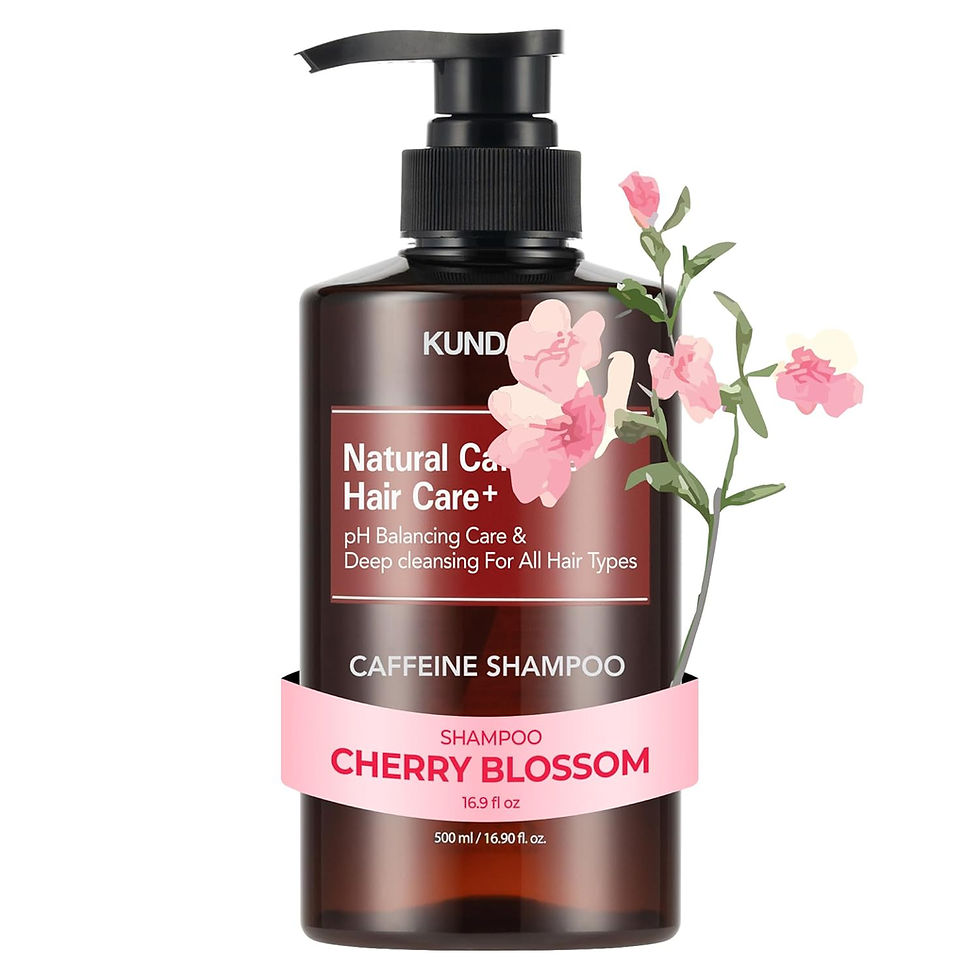 Shampoo Kundal Caffeine Scalp Cherry Blossom 500ml anticaida cuero cabelludo cabello Peru