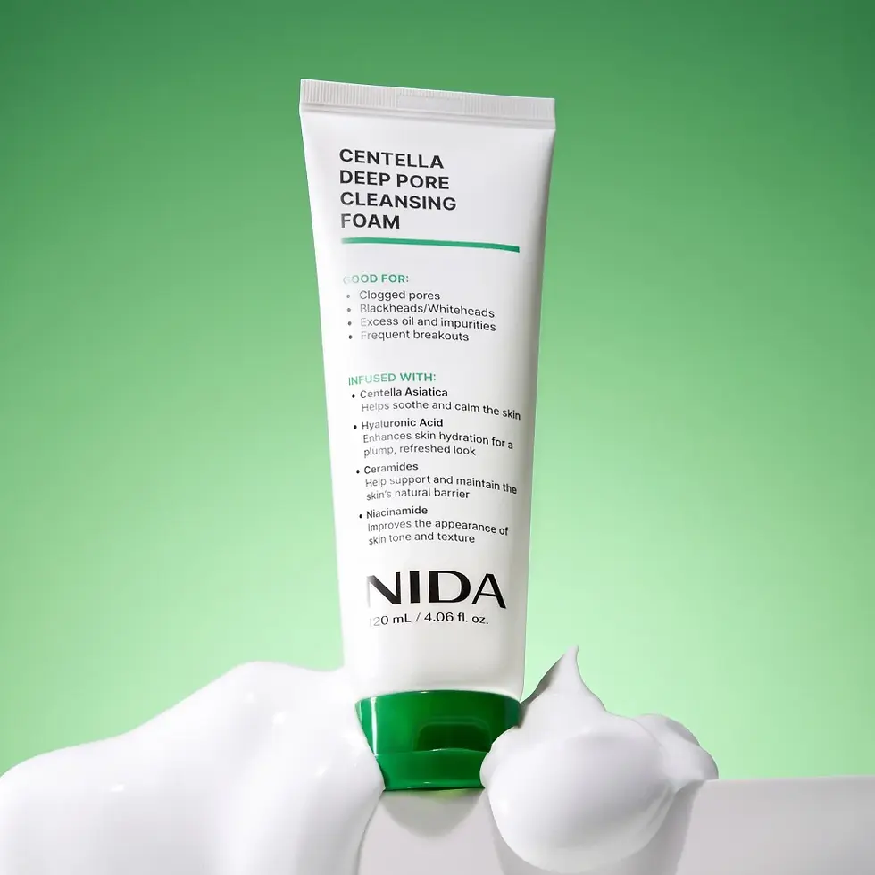 Miniatura: Limpiador NIDA Centella Deep Pore Cleansing Foam 120ml poros piel fresca skincare coreano Peru