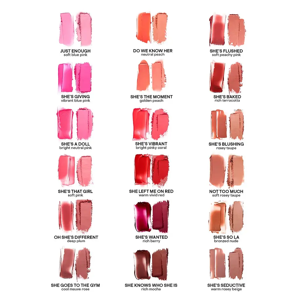 Miniatura: patrick ta double take creme powder blush duo she know who she is rubor dúo crema y polvo con acabado profesional y duradero.