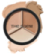 Corrector The Saem Triple Pot Concealer 02 Contour Beige para contorno ojeras manchas maquillaje coreano Peru