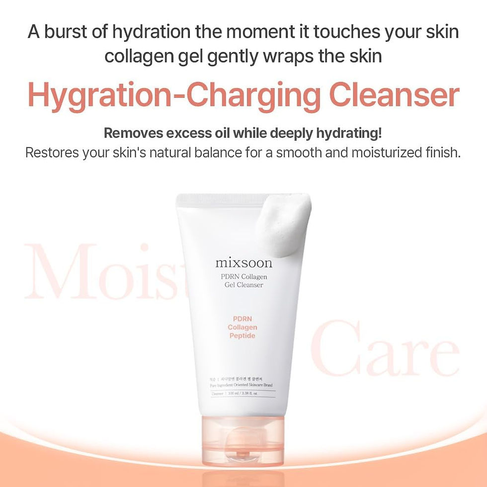 Miniatura: Limpiador Mixsoon PDRN Collagen Gel Cleanser 100ml suave nutritivo skincare coreano Peru