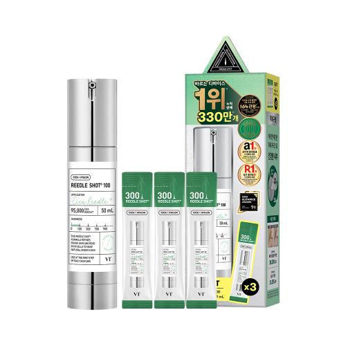 Set VT Cosmetics Reedle Shot 100 + 300 tratamiento intensivo coreano con microagujas