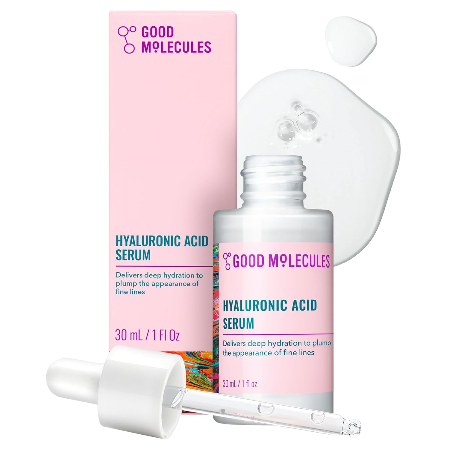 Suero Good Molecules Hyaluronic Acid Serum 30ml hidratante rostro suave luminoso skincare Peru