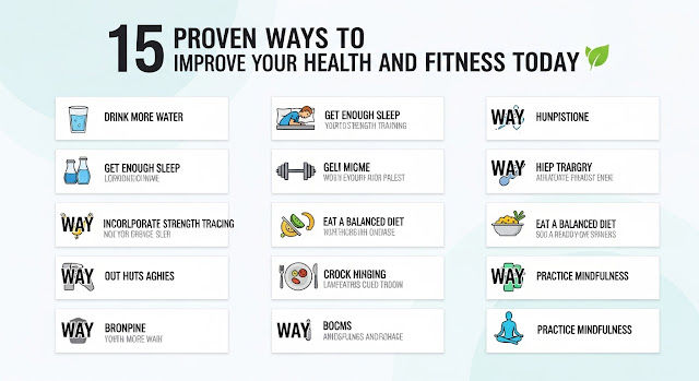 15 Proven Ways to Improve Your Health and Fitness Today