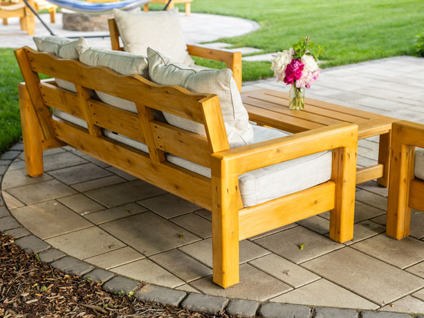 Cedar patio furniture, Canadian Made