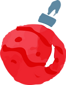 Red Christmas Ornament