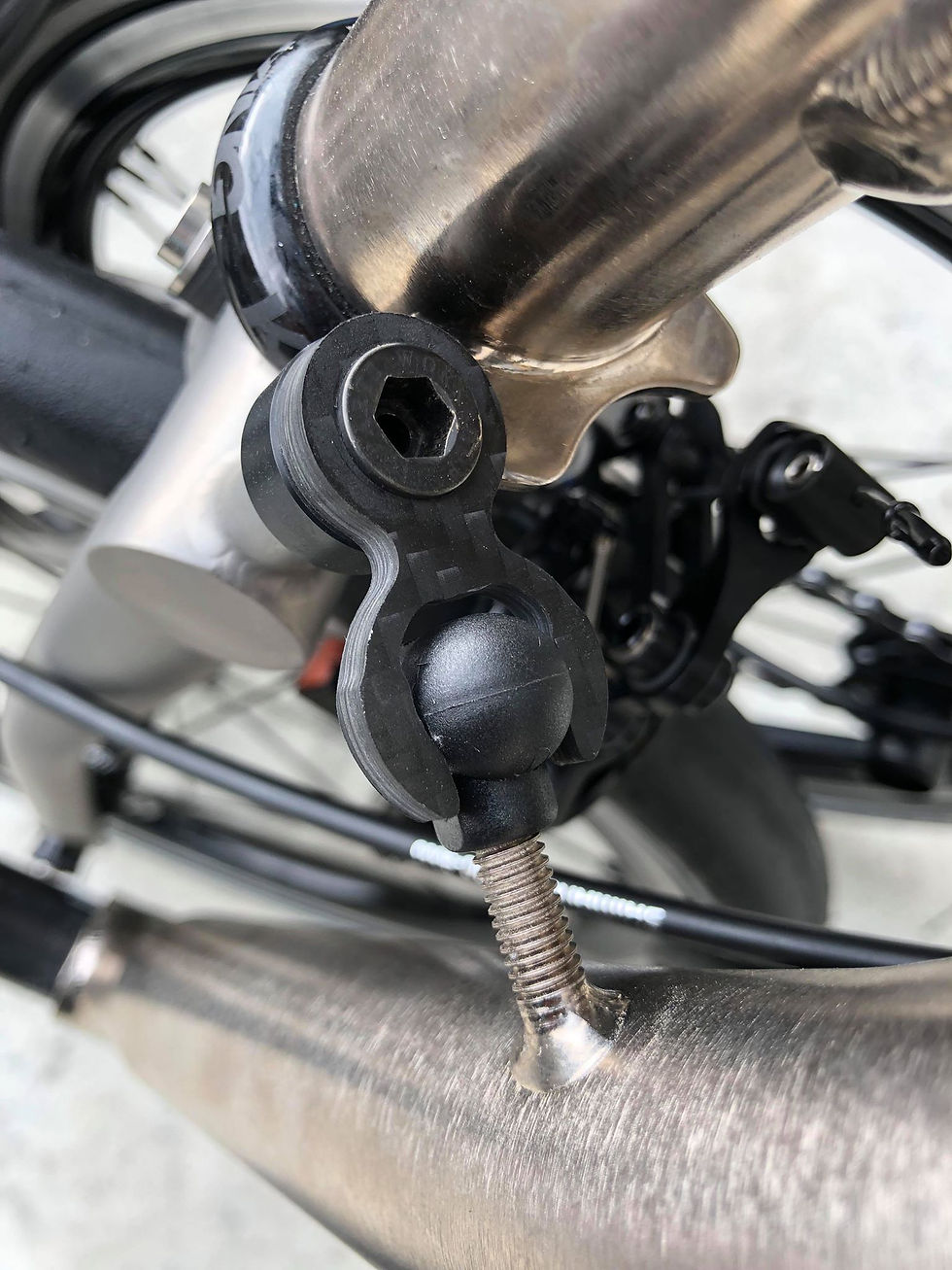 Thumbnail: Brompton carbon front fork buckle