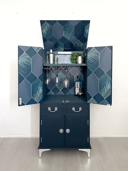 Navy and Silver Drinks Cabinet.jpg