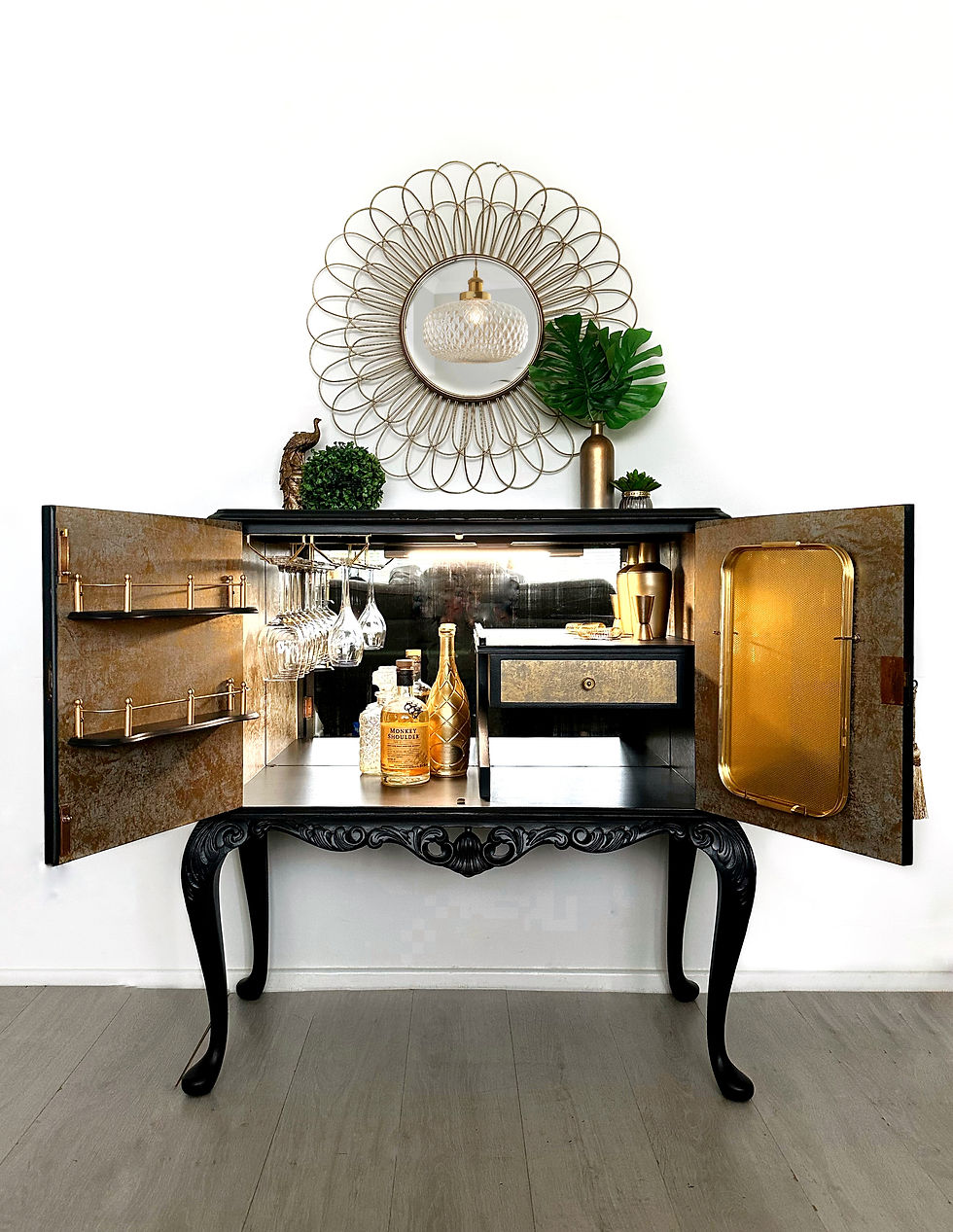Thumbnail: Vintage Chinoiserie Cocktail Cabinet