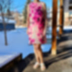 A classic Jade by Johnny Was dress style gives the perfect silhouette and is a great piece to wear in warmer weather. Add a white Birkenstock Gizeh for a fresh style.