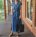 A modern take on the denim dress is one of our favourite this season..