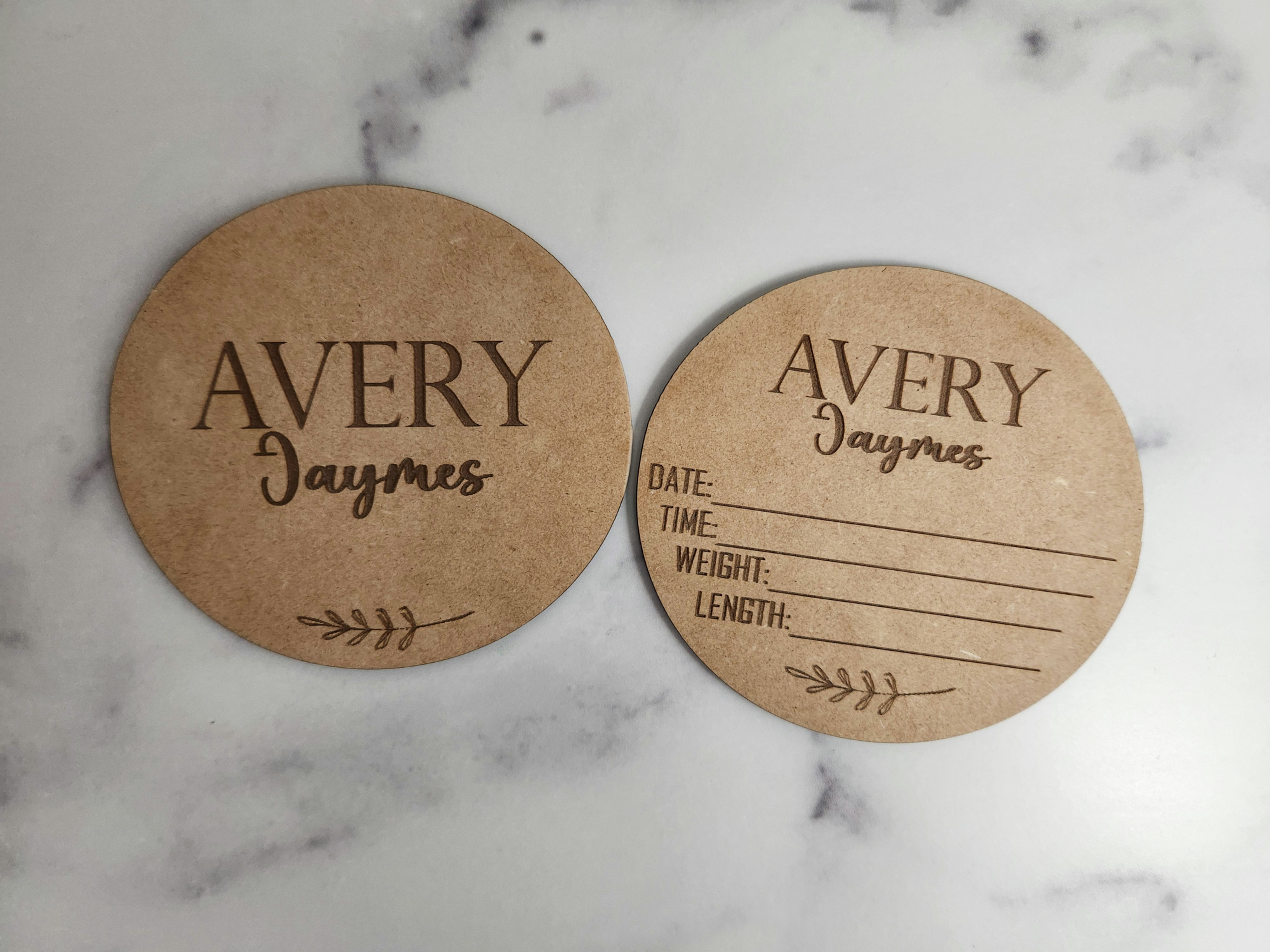 Baby Name Round - Custom
